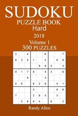 300 Hard Sudoku Puzzle Book - 2018