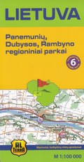 Lietuva. Panemunių, Dubysos, Rambyno regioniniai parkai. M 1:100 000