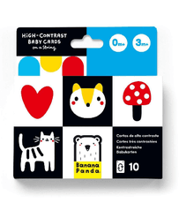 Dėlionė „High Contrast Baby Cards on a String“, 0-3m+