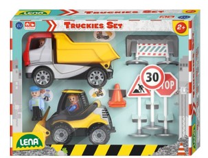 Truckies statybų rinkinys su šonine dėže