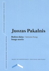 Rudens daina. Imago mortis: natos balsui ir fortepijonui