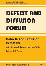 Defects and Diffusion in Metals - An Annual Retrospective VI