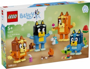 Blocks Bluey 11217 — Bluey šeimos konstruktorius (surenkamas iš kaladėlių)