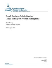 Small Business Administration Trade and Export Promotion Programs