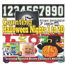 Counting Halloween Nights 1 to 20. Bilingual Spanish-English
