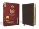Niv, Life Application Study Bible, Third Edition, Large Print, Bonded Leather, Burgundy, Indexed, Red Letter Edition