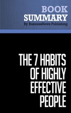 Summary: The 7 Habits of Highly Effective People - Stephen R. Covey
