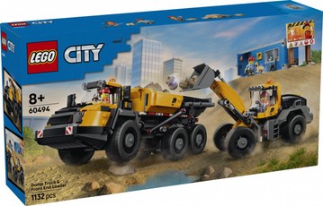 City 60494 – savivartis ir priekinis krautuvas, konstruktorius iš blokelių