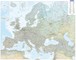 Kümmerly+Frey Europakarte physikalisch Poster 1:4,5 Mio.