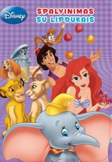 Disney. Mylimiausiai personažai. Spalvinimas su lipdukais