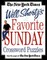 The New York Times Will Shortz's Favorite Sunday Crossword Puzzles