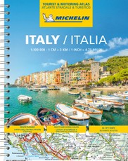 Michelin Straßenatlas Italien mit Spiralbindung