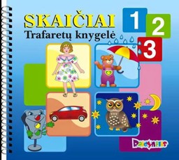 Skaičiai. Trafaretų knygelė