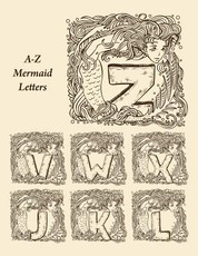 A-Z Mermaid Letters