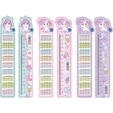 Lanksti liniuotė-skirtukas CENTRUM „Unicorn“, 15 cm