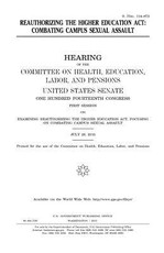 Reauthorizing the Higher Education Act