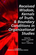 Received Wisdom, Kernels of Truth, and Boundary