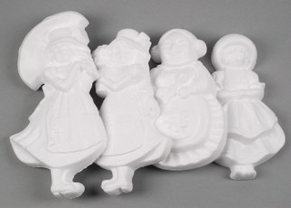 Formos dekoravimui „Mergaitės“ (4 vnt)