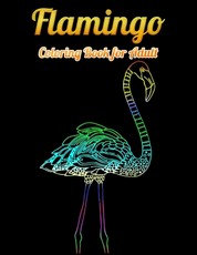 Flamingo Coloring Book for Adults