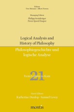 Logical Analysis and History of Philosophy / Philosophiegeschichte und logische Analyse / From Leibniz to Kant