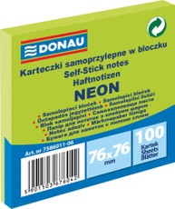 Lipnūs lapeliai 76x76, neon žali