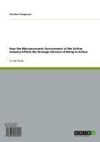 How the Macroeconomic Environment of the Airline Industry Affects the Strategic Decision of Boing Vs Airbus