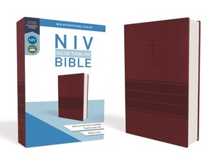 NIV, Value Thinline Bible, Imitation Leather, Burgundy