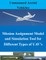 Mission Assignment Model and Simulation Tool for Different Types of UAV's