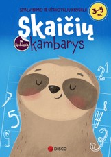 Skaičių kambarys: spalvinimo ir užduotėlių knygelė 3-5 metų vaikams