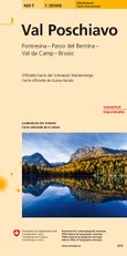 Swisstopo 1 : 50 000 Val Poschiavo
