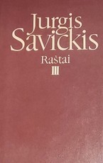 Jurgis Savickis. Raštai III tomas