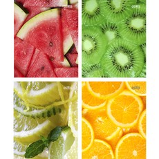 Sąsiuvinis „Fruits“, A5, 96 lapų, linijomis