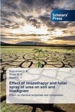 Effect of imazethapyr and foliar spray of urea on soil and blackgram