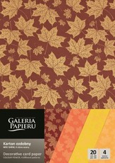 Dekoratyvinis popierius MOC BARW A4 mix 200g 20lap