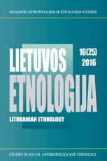 Lietuvos etnologija 2016 Nr.16(25)