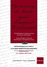 Opusculum de Sectis Apud Sinenses Et Tunkinenses
