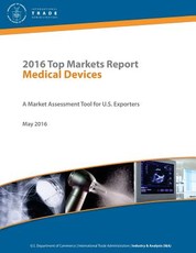2016 Top Markets Report Medical Devices A Market Assessment Tool for U.S. Exporters U.S. Department of Commerce - International Trade Administration Industry & Analysis (I&A) May 2016