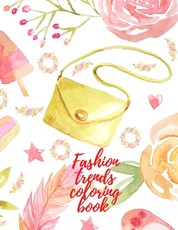 Fashion trends coloring book