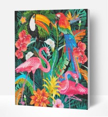 Deimantinė dėlionė SPLAT PLANET „Tropikai“, 30x40 cm