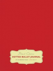 Large 8.5 x 11 Dotted Bullet Journal (Red #3) Hardcover - 245 Numbered Pages