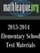 Elementary School Test Materials 2013-2014