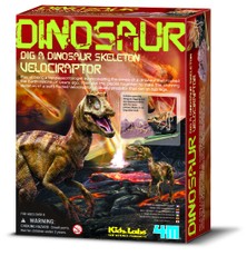 4M Vaikiška laboratorija: velociraptoriaus skeletas