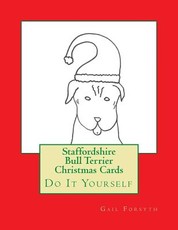 Staffordshire Bull Terrier Christmas Cards