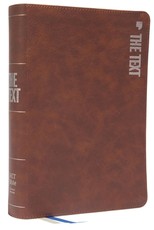 The Text Bible: Uncover the Message Between God, Humanity, and You, Net, Brown Leathersoft, Comfort Print
