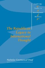 The Republican Legacy in International Thought