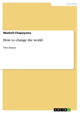 Chapeyama, M: How to change the world