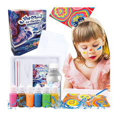 Piešimo ant vandens rinkinys „Ebru marmuro dažai“