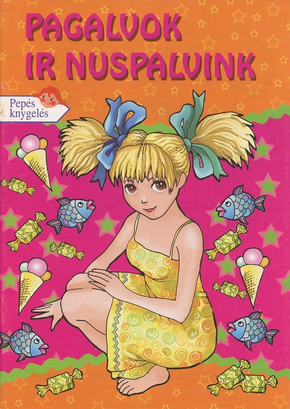 Pepės knygelės. Pagalvok ir nuspalvink | Knygos.lt
