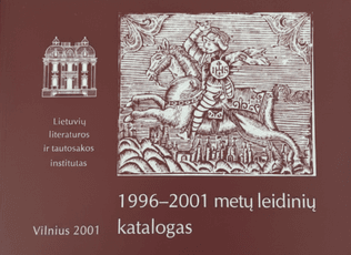 1996–2001 metų leidinių katalogas