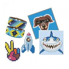 Kūrybinis mozaikų rinkinys BOY VARIETY KIT 6 projects BLUE